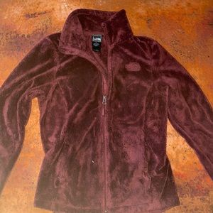 North face zip up jacket